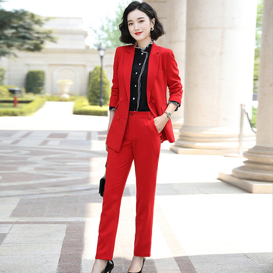 Fashionable Commuter Style Casual Slim Suit