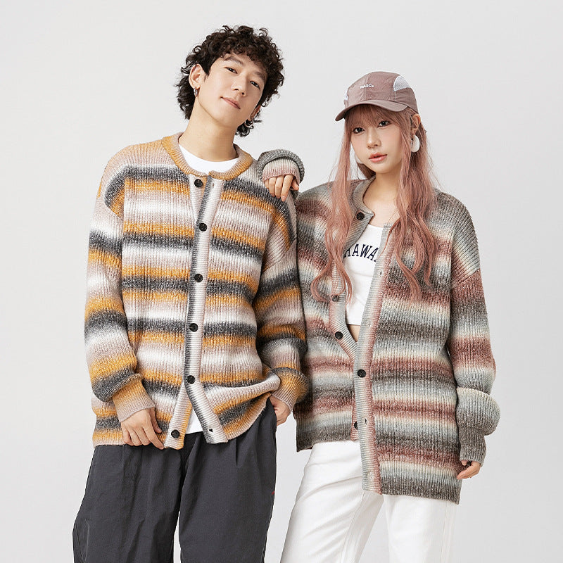 Cardigan Couple Knitted Sweater Coat